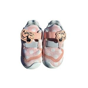 Adidas Active Play Minnie Mouse‎ Disney Pink Girls Kids Shoes Size 7K Polka Dot